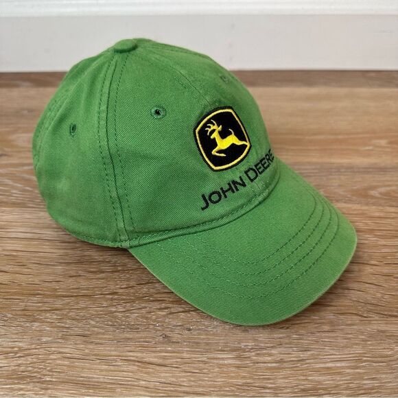 John Deere Toddler Green Embroidered Baseball Cap Hat - Picture 5 of 11